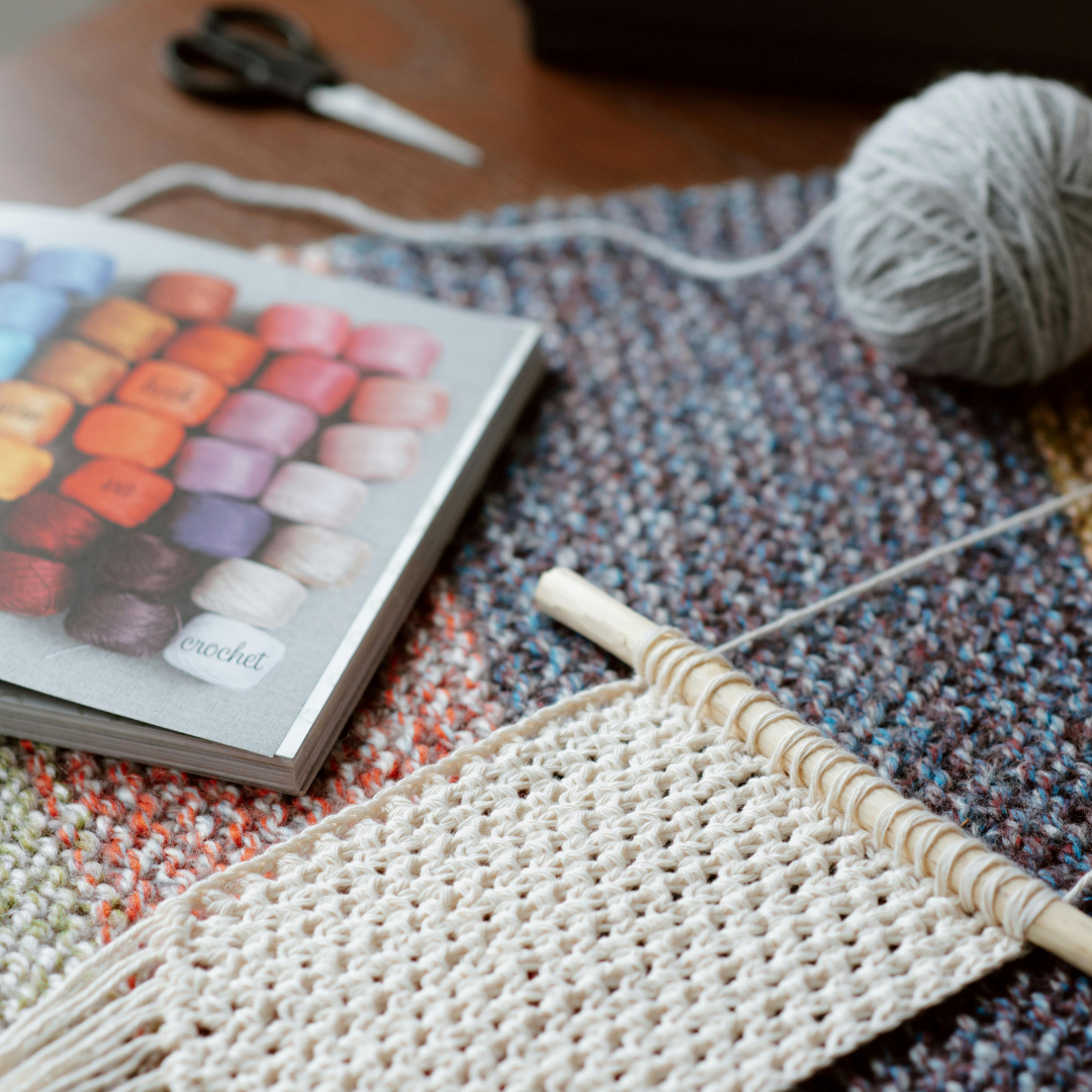 crochet book and craft