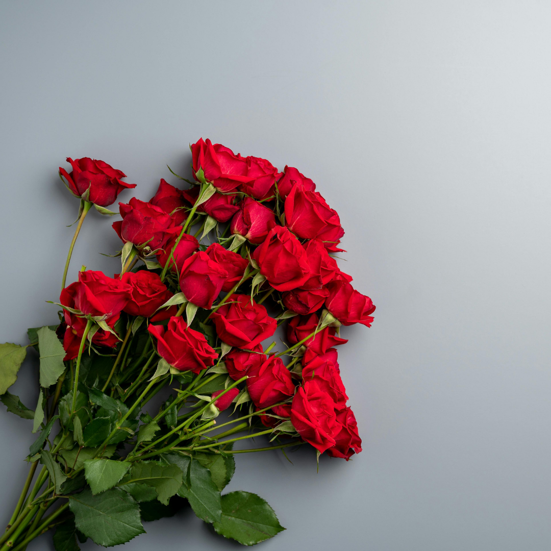 roses flower arranging