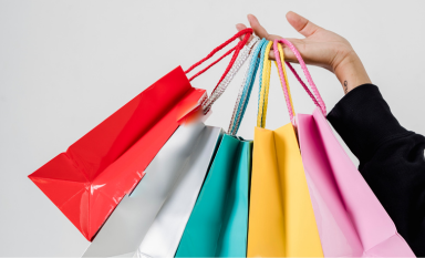 colorful shopping bags